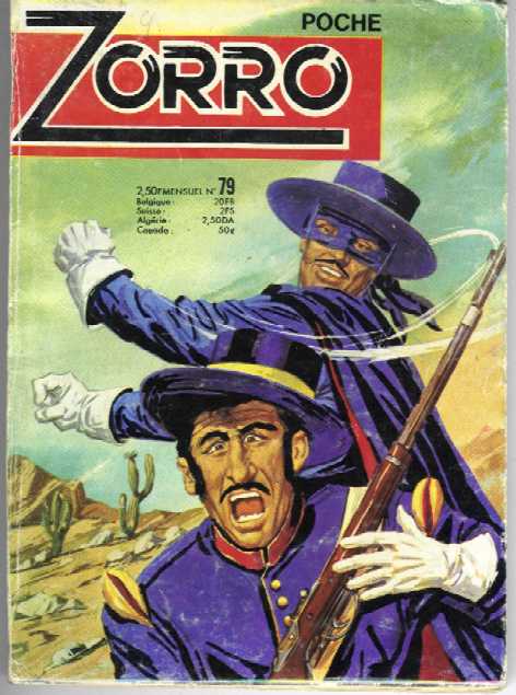 Scan de la Couverture Zorro SFPI Poche n 79